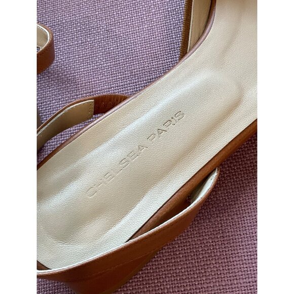 Chelsea Paris Yona Flats in Nutshell 39 with box Womens Low Heel Slingbacks - Picture 10 of 16